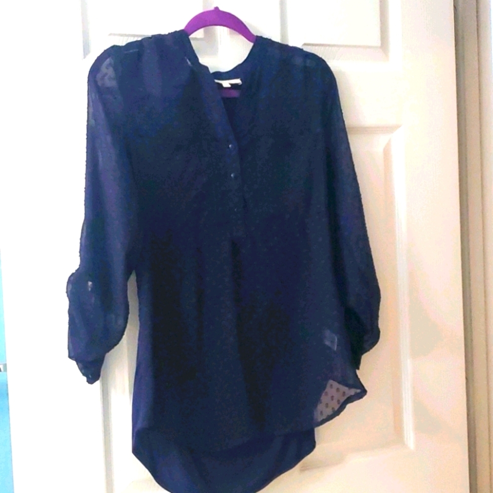 Danielrainn S navy much collar shirt